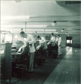 Dental school students examining patients, The University of Iowa, 1940s