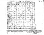 Iowa land survey map of t073n, r021w