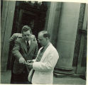 Pharmacy instructor and student, The University of Iowa, 1940s