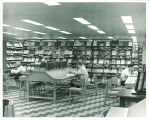 Periodicals reading area, the University of Iowa, April 1963