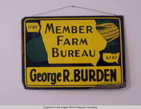 George R. Burden metal Farm Bureau sign