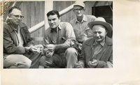 Davis County Commissioners Verle Arnold, John Connors, [Dunn?], and Harold Baughman pose for photo.