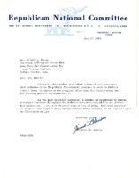 Iowa State Soil Conservation District Field Day and Plowing Match correspondence with Vice President Nixon