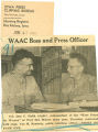 WAAC boss and press officer