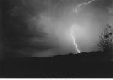 Lightening flashes in a storm, Fairmont Park, Council Bluffs, Iowa, July 07, 1925