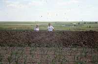 Water management farming practices on the Roepke farm.
