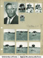 Iowa football offensive guard Calvin Jones and coach Forest Evashevski, The University of Iowa, 1955