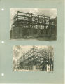 Steel frame structure of Dentistry Building under construction, The University of Iowa, 1916