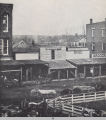 North side of the square, Oskaloosa, 1868