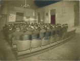 Dentistry class in Annex lecture room, The University of Iowa, 1900