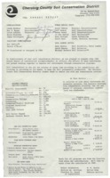 Cherokee County Soil Conservation District Annual Report - 1986