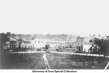 Clinton and Washington Streets, Iowa City, Iowa, 1853
