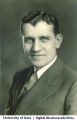 Iowa football player Glenn Devine, The University of Iowa, 1920s