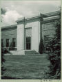 Art Building entrance, the University of Iowa, 1950s?