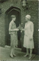 Women outside Pi Beta Phi house, The University of Iowa, 1920s