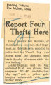 Report four thefts here