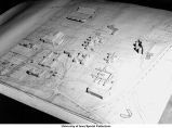 Campus map, The University of Iowa, between 1950 and 1955