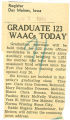 Graduate 123 WAACs today