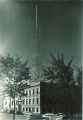 Radio tower atop the Engineering Building, the University of Iowa, 1960s?