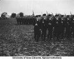 Governor's Day ceremony on field next to Armory, The University of Iowa, 1931