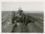 Tractor in field