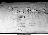 Campus map, The University of Iowa, between 1950 and 1955