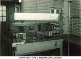 Equipment in physiology laboratory, The University of Iowa, 1940s