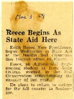 Keith Reece new State Aid at Hardin Soil Conservation District. 