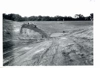 Weiland Bros. pond under construction, 1966
