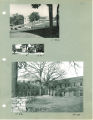 Views of Law Commons parking lot and central section, the University of Iowa, 1948