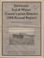 Dickinson County Soil Conservation District Annual Report - 1998.