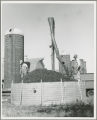 Filling temporary silo