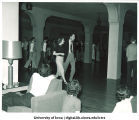Couple at party, The University of Iowa, October 7, 1950