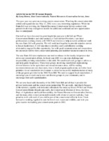 Article By State Conservationist Leroy Brown 