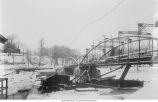 Old dam and Burlington Street bridge, Iowa City, Iowa, March 1915