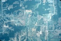 Unidentified aerial views of Des Moines County farmland