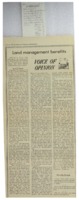 1973 - Land Management Benefits