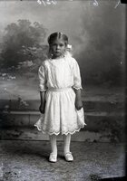 Girl in white dress