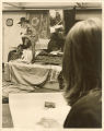 Model posing for a sketch by an art student, The University of Iowa, 1970