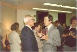 Reception with Dr. John Martin at the Rare Book Room, the University of Iowa, Mar. 31, 1989