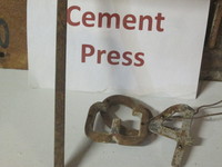 031. Antique Cement Press