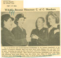 WAACs become honorary C. of C. members