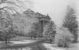 Beardshear Hall (Central Building) in winter