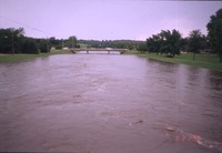 Flooded river