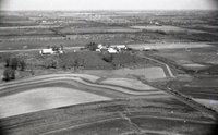 Unidentified Aerial Views of Farmland in Davis County, Iowa