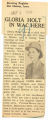 Gloria Holt in WAC here