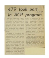 1968 - 479 Took Part in ACP Program