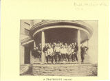 Fraternity group, The University of Iowa, 1910