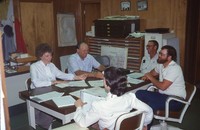 Cherokee County Soil and Water Conservation District Commissioners meeting 1984/85.