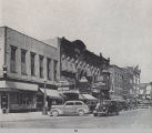North side of the square, Oskaloosa, 1942
